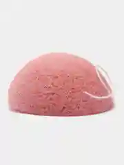 Розовый спонж конжаковый, конняку губка для умывания