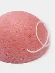 Розовый спонж конжаковый, конняку губка для умывания