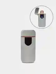 Зажигалка электронная "Авилес" USB, спираль, сенсор, серебристая 7.9х3.1 см