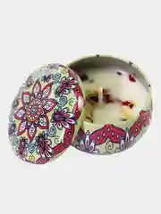 Лимонный свеча ароматическая в металлической банке