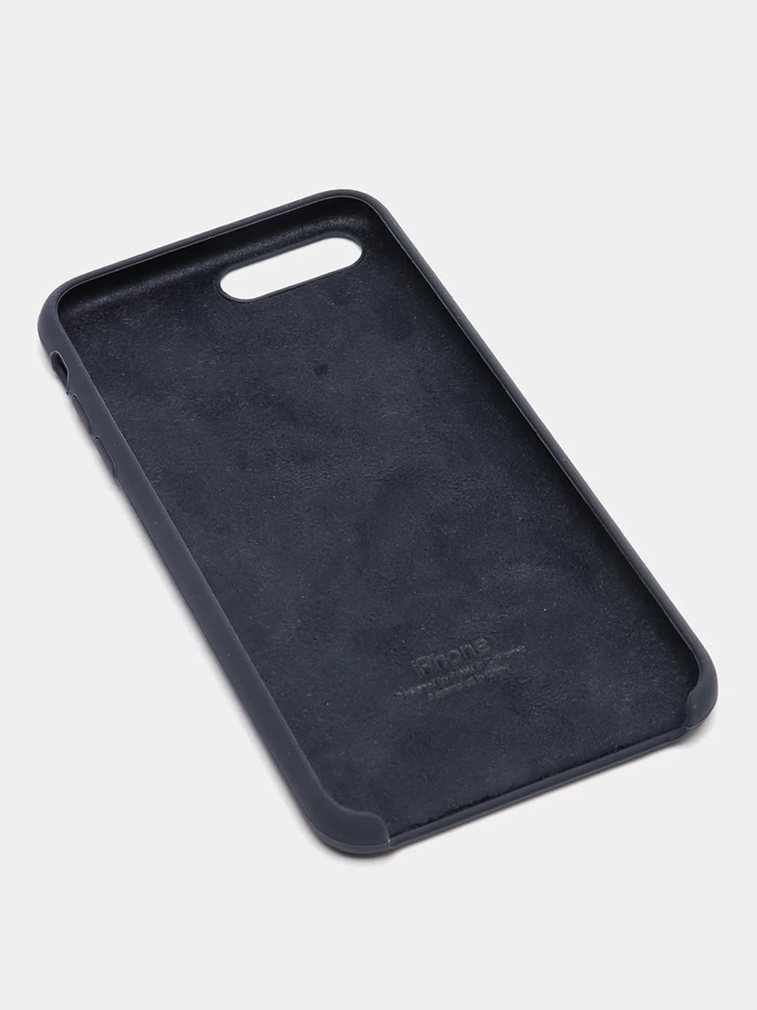 Темно-синий чехол Silicone Case (Чехол силиконовый) для iPhone 8/ iPhone 8 plus