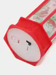 Алый новогодний Led светильник фонарик на елку, игрушка на елку со свечой внутри