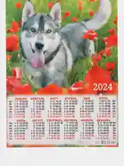 Марсала календарь листовой настенный на 2024 год, А3, 295*417