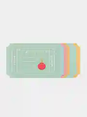 Золотой новогодние купоны исполнения желаний