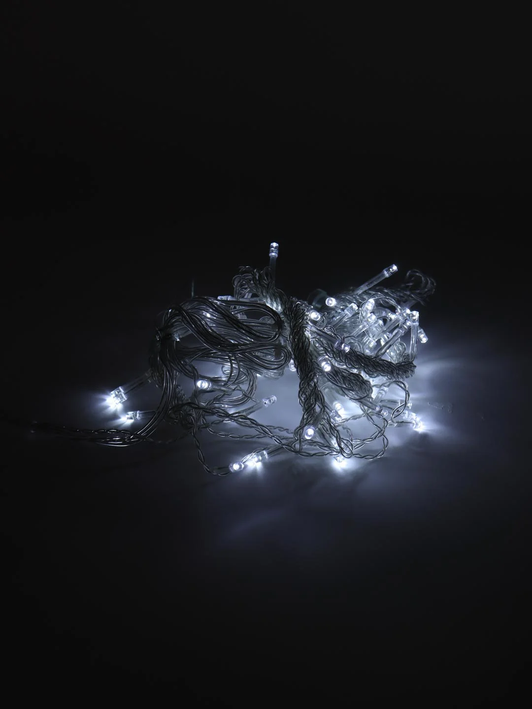 Белый новогодняя светодиодная LED гирлянда штора, 1,5*1,5 м, 4 цвета
