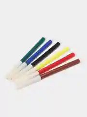 Розовый фломастеры цветные, 6 цветов