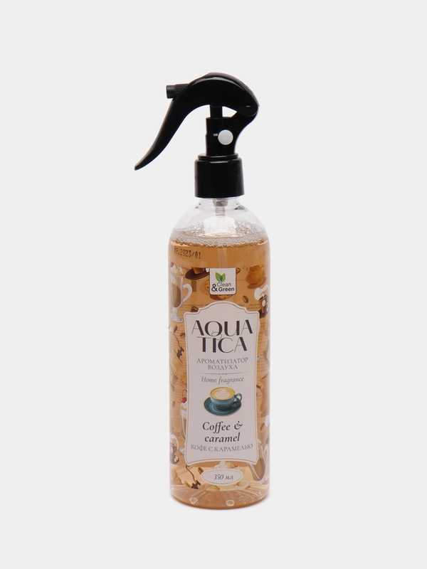 Ароматизатор воздуха Aquatica "Сoffee&Caramel/Кофе с карамелью", 350 мл, Clean&Green