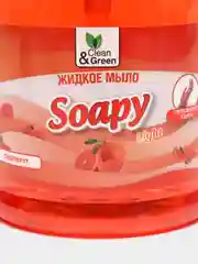 Жидкое мыло Soapy Light "Грейпфрут", с дозатором, 500 мл, Clean&Green
