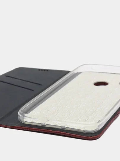 Коричневый чехол-книжка для Xiaomi Mi5/Mi5C/Mi5S/Mi6 Plus/S2/6 Pro/8/8A/Note8/Mi A3/X3/Mi9 SE/Mi9T