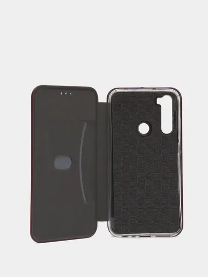Багровый чехол-книжка для Xiaomi Mi5/Mi5C/Mi5S/Mi6 Plus/S2/6 Pro/8/8A/Note8/Mi A3/X3/Mi9 SE/Mi9T