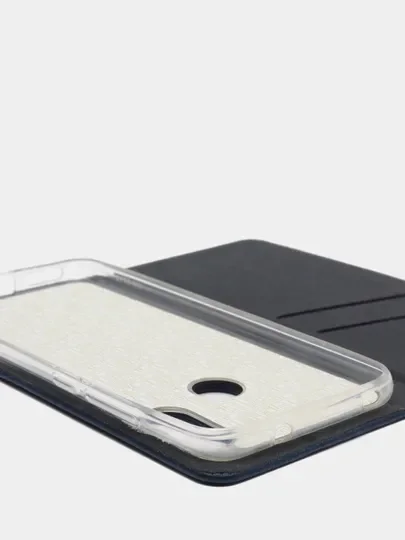 Темно-синий чехол-книжка для Xiaomi Mi5/Mi5C/Mi5S/Mi6 Plus/S2/6 Pro/8/8A/Note8/Mi A3/X3/Mi9 SE/Mi9T
