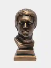 Бюст гипсовый Высоцкий, патина, высота 18 см