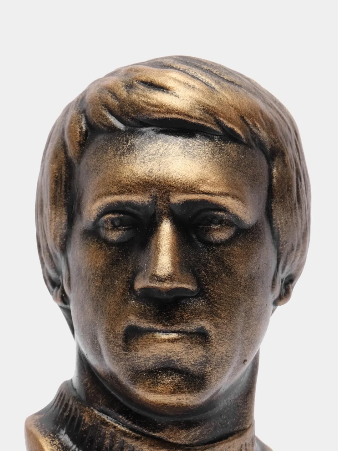 Бюст гипсовый Высоцкий, патина, высота 18 см