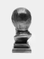 Бюст гипсовый Высоцкий, серебро, высота 18 см
