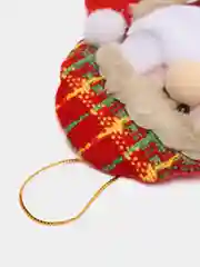 Белый новогодние игрушки на елку "Дед Мороз", "Снеговик", "Олень", "Мишка"