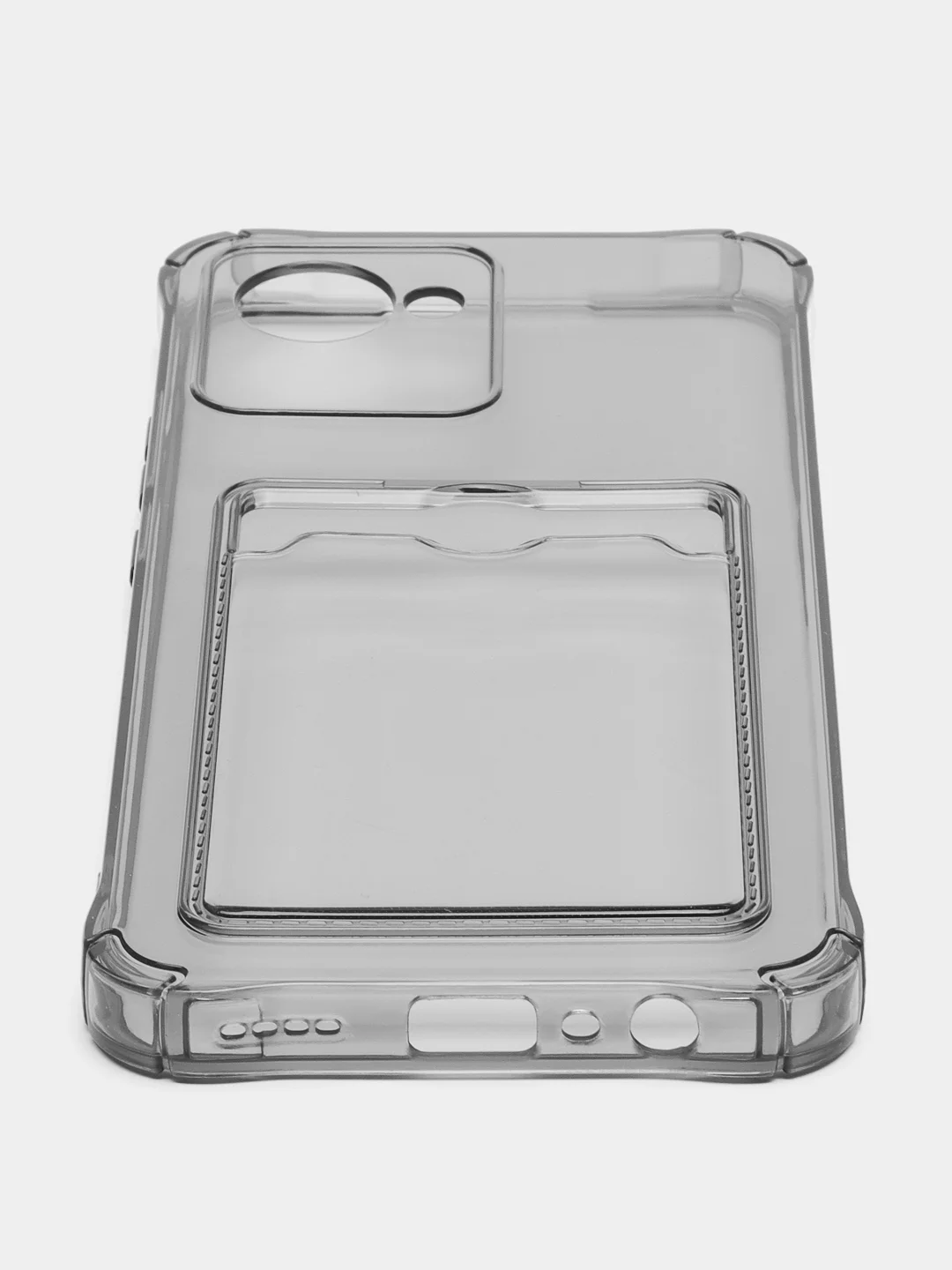 Темно-синий чехол REALME C30S / REALME C30 / Narzo 50i prime с карманом для карточки, и защитой камеры