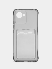 Чехол REALME C30S / REALME C30 / Narzo 50i prime с карманом для карточки, и защитой камеры