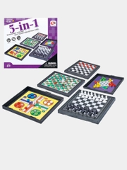 Игра настольная Jia Hang "Магнитные шахматы 5 в 1"