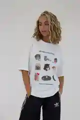 Белый футболка, с котиками, белая, с мемами, кот банан, оверсайз, синяя, хлопок 100%, унисекс