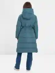 Голубой куртка женская зимняя пальто удлиненное