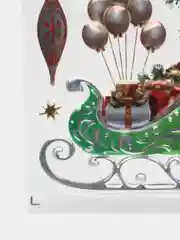 Аметистовый наклейки на окно новогодние, многоразовые, декор на Новый год