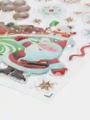 Аметистовый наклейки на окно новогодние, многоразовые, декор на Новый год