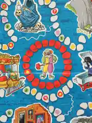 Синий меланж настольная игра для детей и всей семьи, ходилка бродилка