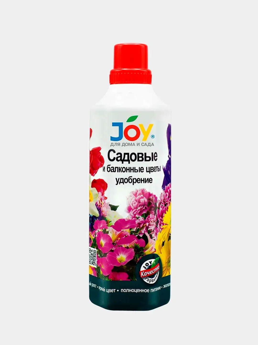 Белый удобрение для подкормки однолетних и многолетних цветов ТМ JOY, 1 л