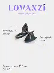 Серебряный кольцо "Дракон Беззубик Ночная Фурия" из "Как приручить дракона"