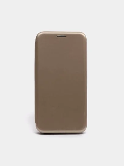 Золотой чехол-книжка для iPhone X / XS / XS Max