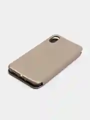Золотой чехол-книжка для iPhone X / XS / XS Max