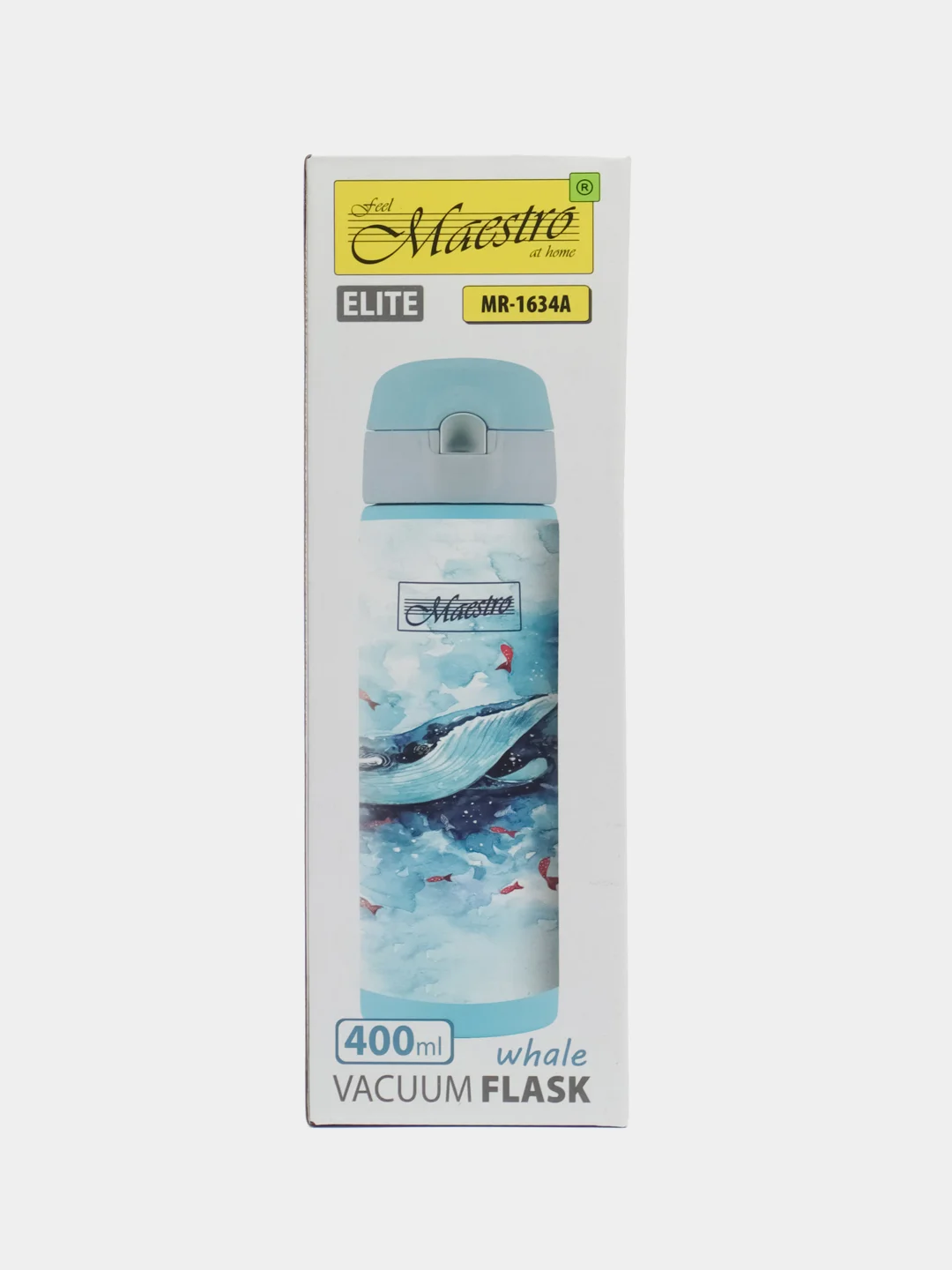 Термокружка Maestro MR-1634-A Whale, 0.4 л