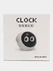 Белый настольный детский будильник ночник Emoji