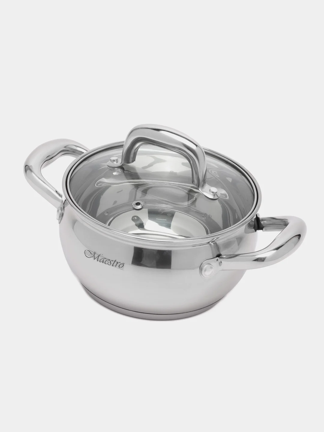 Кастрюля Maestro MR-3515-16, с крышкой, 2 л, 16 см