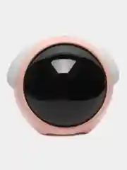 Розовый настольный детский будильник ночник Emoji