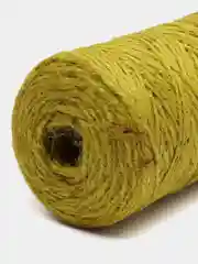 Светло-жёлтый шпагат джутовый Halva, 100% джут, цветной