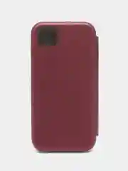 Бордовый чехол книжка для Huawei Honor P20 / 20 Pro / 30 / 8X / PSmart 2018 / 9X Lite / Mate 20 Lite / P40 / 10 / Y6P