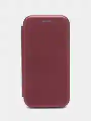 Бордовый чехол книжка для Huawei Honor P20 / 20 Pro / 30 / 8X / PSmart 2018 / 9X Lite / Mate 20 Lite / P40 / 10 / Y6P