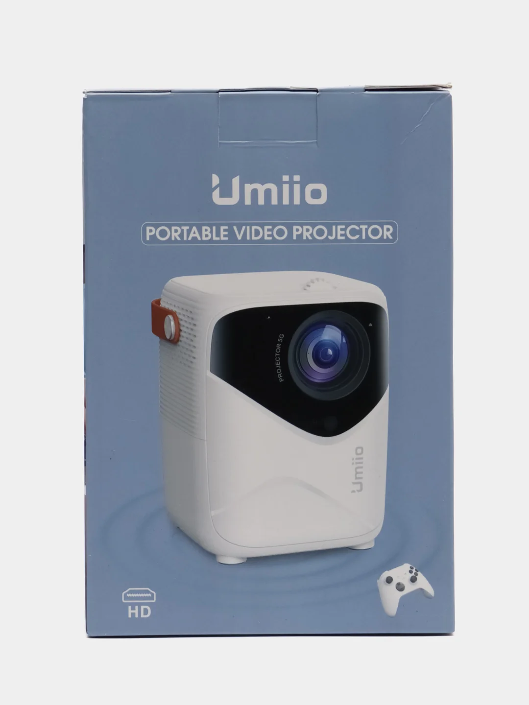 Белый портативный проектор Umiio Q1,5G с портом HDMI, Wi-Fi, Full HD Android TV