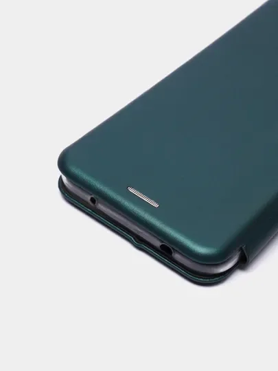 Зеленый чехол книжка для Huawei Honor P20 / 20 Pro / 30 / 8X / PSmart 2018 / 9X Lite / Mate 20 Lite / P40 / 10 / Y6P