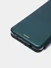 Зеленый чехол книжка для Huawei Honor P20 / 20 Pro / 30 / 8X / PSmart 2018 / 9X Lite / Mate 20 Lite / P40 / 10 / Y6P