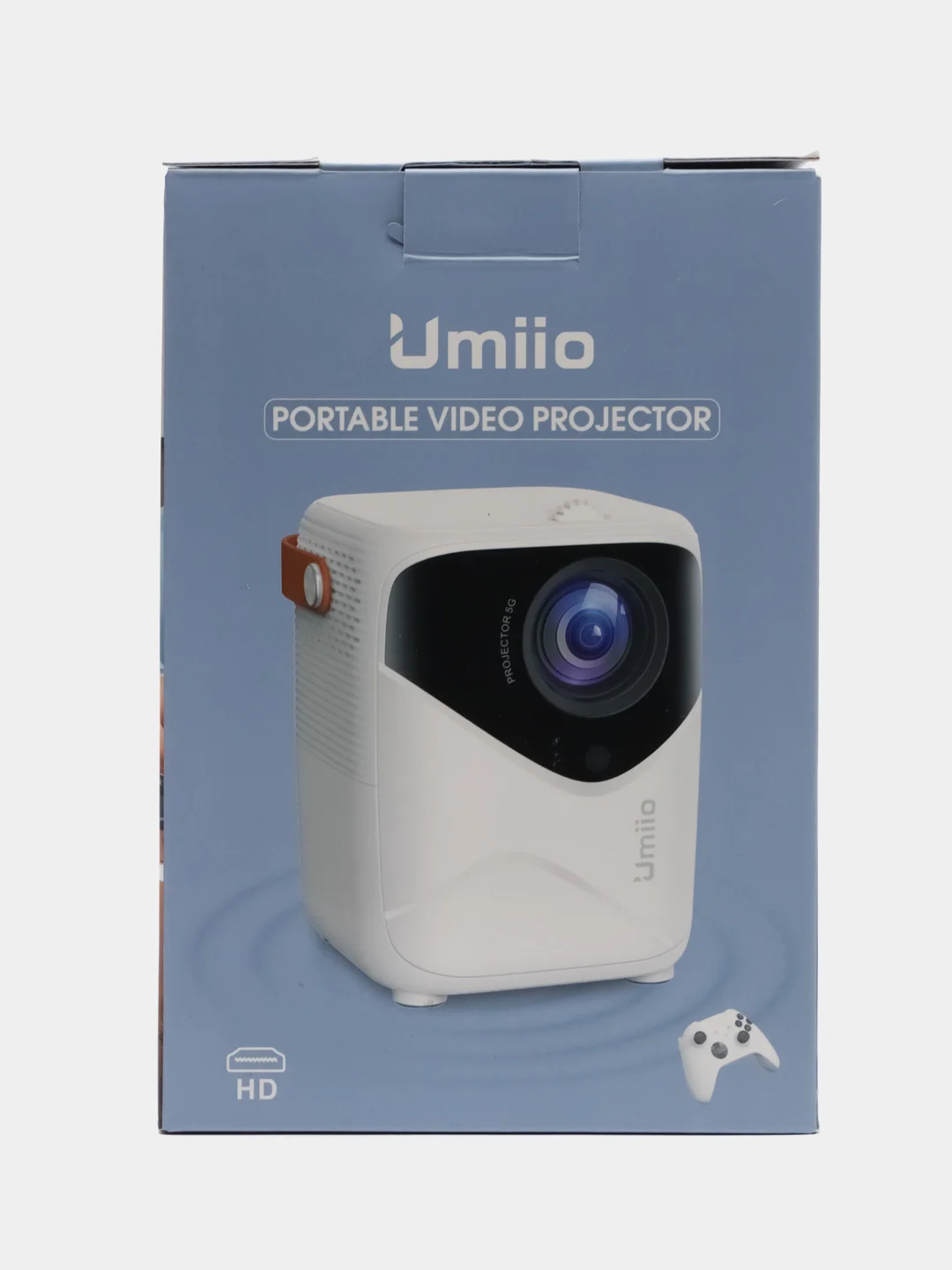 Черный портативный проектор Umiio Q1,5G с портом HDMI, Wi-Fi, Full HD Android TV