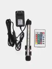 Светильник для аквариума универсальный светодиодный RGB c пультом, 18 см, 3.6 Вт
