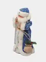 Синий музыкальный новогодний Дед Мороз под ёлку, Санта Клаус поющий