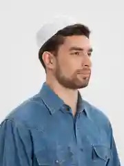 Белый тюбетейка