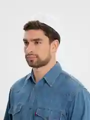 Белый тюбетейка