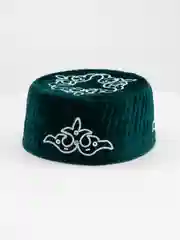 Серебряный тюбетейка мужская