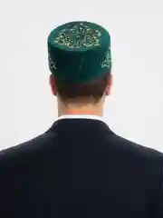 Золотой тюбетейка мужская