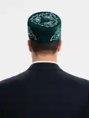 Серый тюбетейка мужская