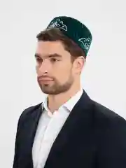 Серый тюбетейка мужская